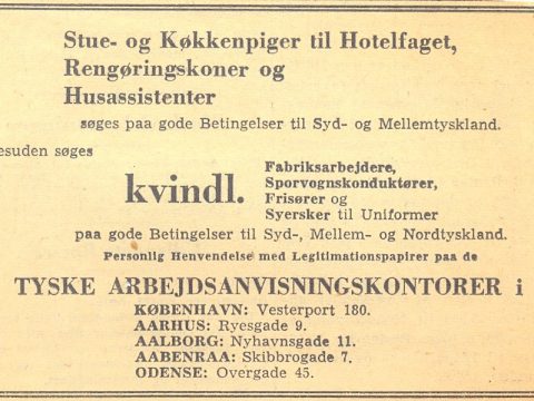 Tyske Arbejdsanvisningskontorer i Danmark