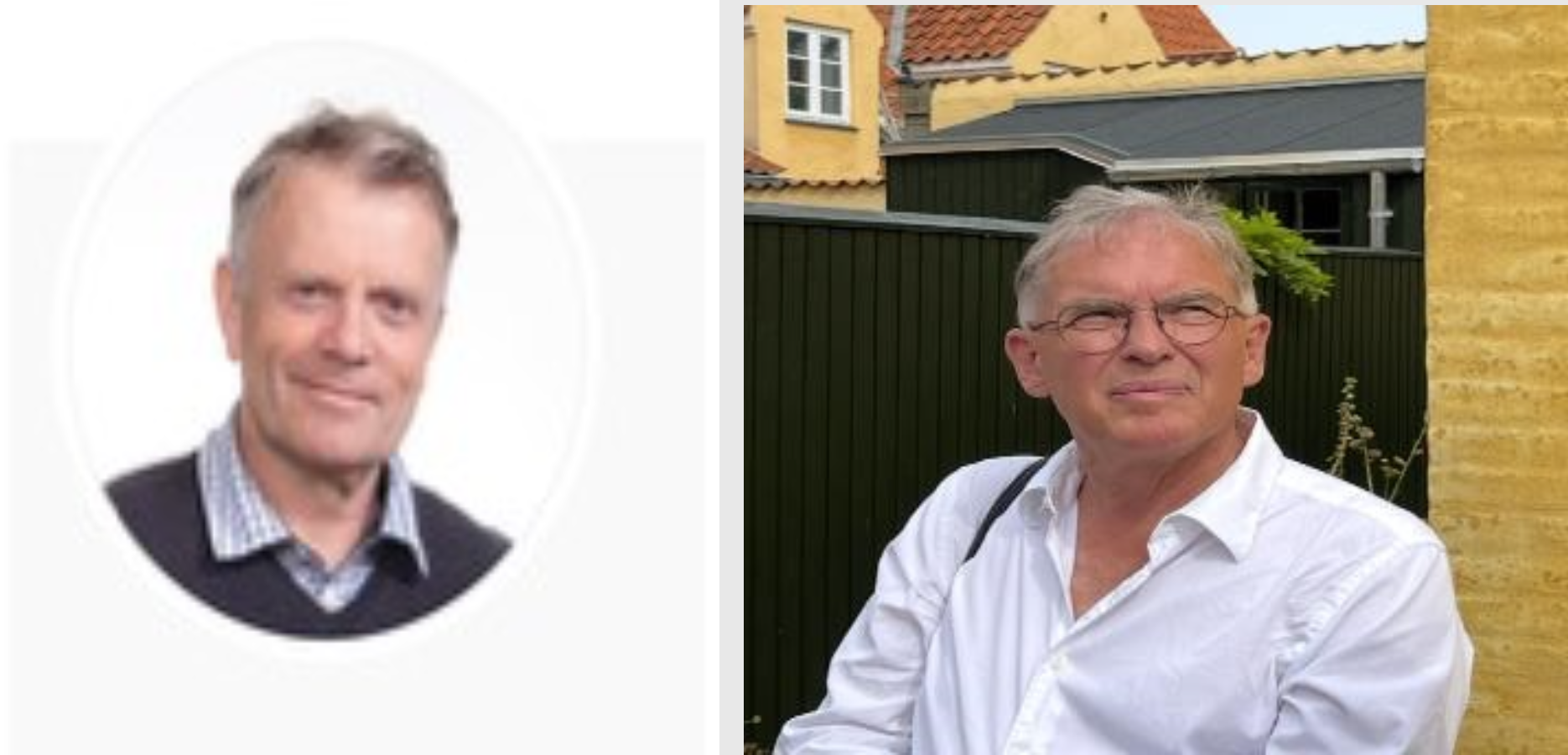 Prof. Hans Otto Frøland og Therkel Stræde